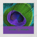 Search for emerald green peacock wedding invitations Blue