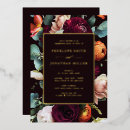 Search for burgundy gold engagement party invitations Botanical