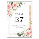 Search for gold floral table cards Watercolor