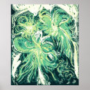 Search for watercolor jellyfish art Green
