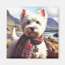 Search for vintage puppy magnets Terrier