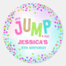 Search for bouncing party stickers Jump birthday party