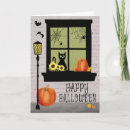 Search for sunflower seasonal cards Black cat