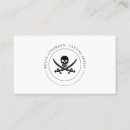 Search for pirate business cards Skull