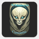 Search for alien head stickers Extraterrestrials
