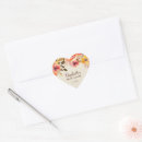 Search for heart bridal shower stickers Floral