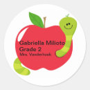 Search for apple with worm stickers School