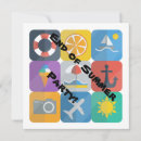 Search for end square invitations Pool party