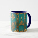 Search for blue and gold mugs Retro