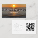 Search for ocean waves business cards Modern