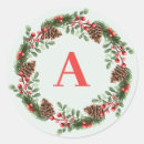 Search for elegant christmas stickers Initial