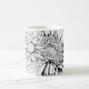 Search for line drawings mugs Flowers