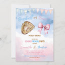 Search for baseballs or bows invitations Cute