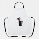Search for crazy cat lady aprons Black cats