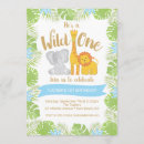 Search for safari 1st birthday invitations Tropical
