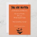 Search for flying bats invitations Orange