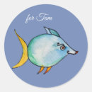 Search for blue fish stickers Drawing