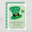 Search for st patricks day party invitations Clover