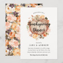 Search for orange thanksgiving invitations Watercolor
