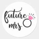 Search for future bride stickers Typography