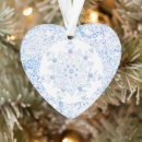Search for light blue christmas tree decorations Snowflake
