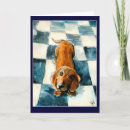 Search for dachshund art cards Doxie