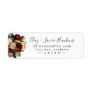 Search for red and blue wedding return address labels Navy