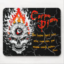Search for fire skull mousepads Red
