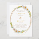 Search for yellow daisy wedding invitations Modern