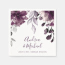 Search for purple floral napkins Bridal shower