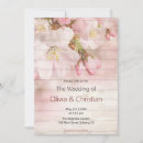 Search for pink cherry blossom wedding invitations Summer