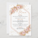 Search for natural bridal shower invitations Pampas grass