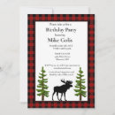Search for buffalo plaid birthday invitations Men