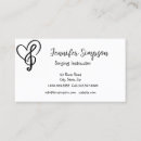 Search for voice teacher business cards Musician