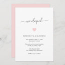 Search for we eloped wedding reception invitations Heart