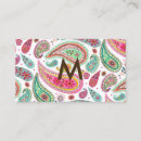 Search for paisley business cards Pattern