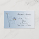 Search for blue butterfly business cards Girly