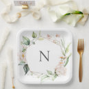 Search for blush pink wedding plates Greenery