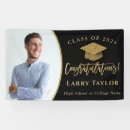 Search for black and gold graduation banners Congratulations