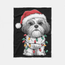 Search for shih tzu blankets Festive
