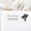 Search for tree silhouette return address labels Simple