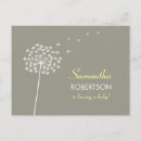 Search for dandelion baby shower invitations Yellow