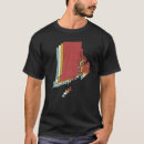 Search for rhode island map tshirts Retro