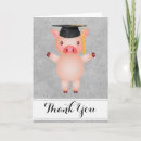 Search for pig thank you cards Cute