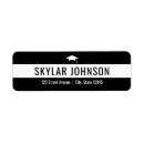 Search for chic stripes return address labels Graduation