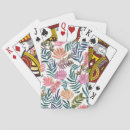 Search for botanical playing cards Boho