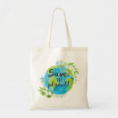 Search for save the planet tote bags Earth
