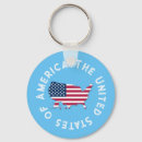 Search for map flag key rings Red
