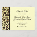 Search for leopard print save the dates Brown
