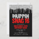 Search for swag invitations Drippin swag 16
